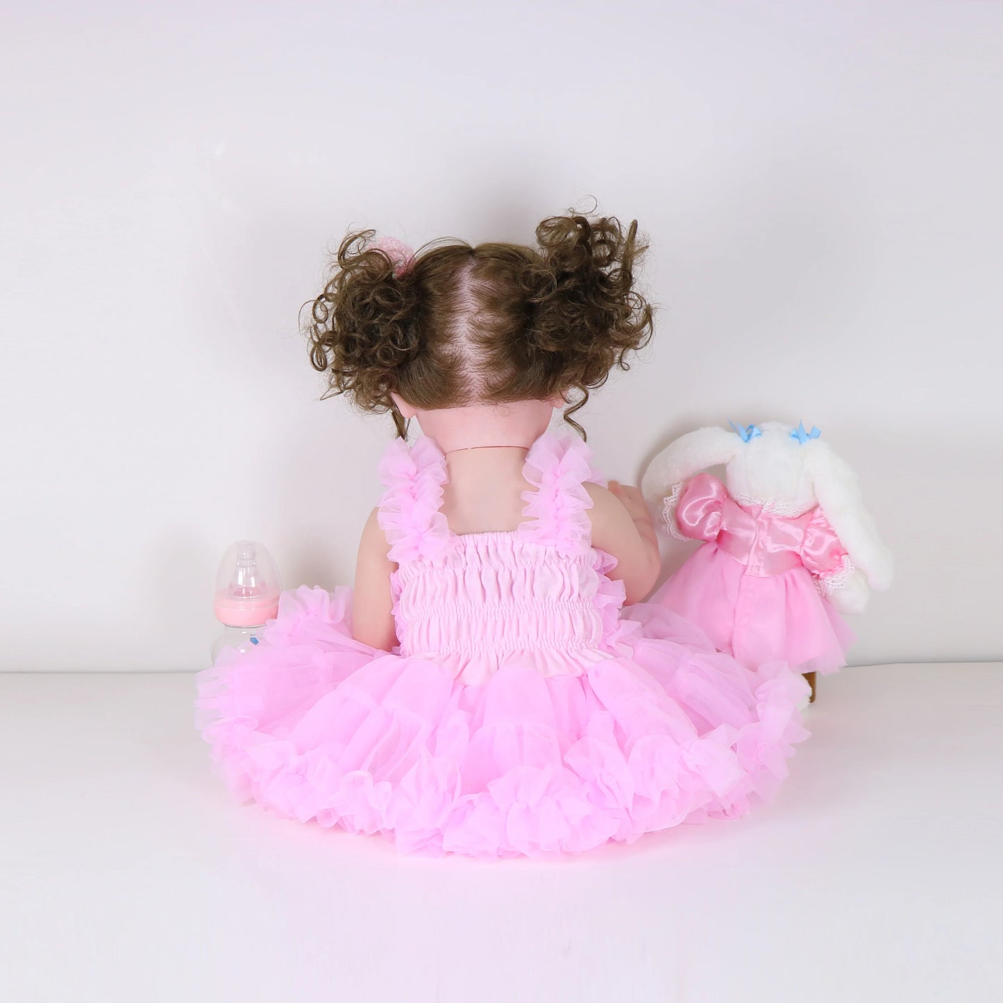 Happy Dance Reborn Toddler Doll – 22-Inch Lifelike Companion with Plush Bunny