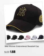 Mesh Baseball Cap for Men Adjustable Breathable Caps Quick Dry Running hat