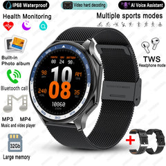 For OPPO Watch X High-End Business Watch Men 32Gb Memory Video Playback Smart Watch Sports Fitness Waterproof Bracelet 2025 New