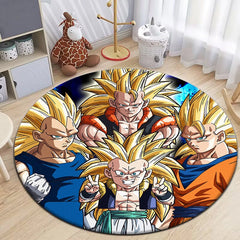 Dragon anime Round Carpet,bedroom,Living Room,door mat,Outdoor carpet,Picnic,anime
