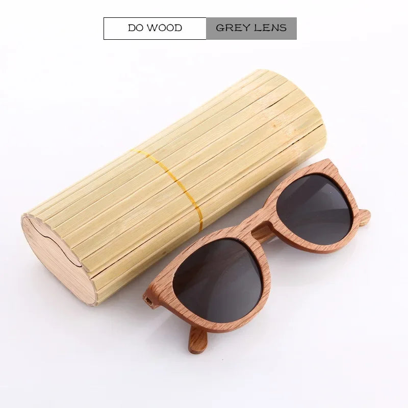 GM Men bamboo Wood Sunglasses Women Retro Vintage Polarized zebra Wooden Glasses Oculos De Sol Square Summer Goggle paper box