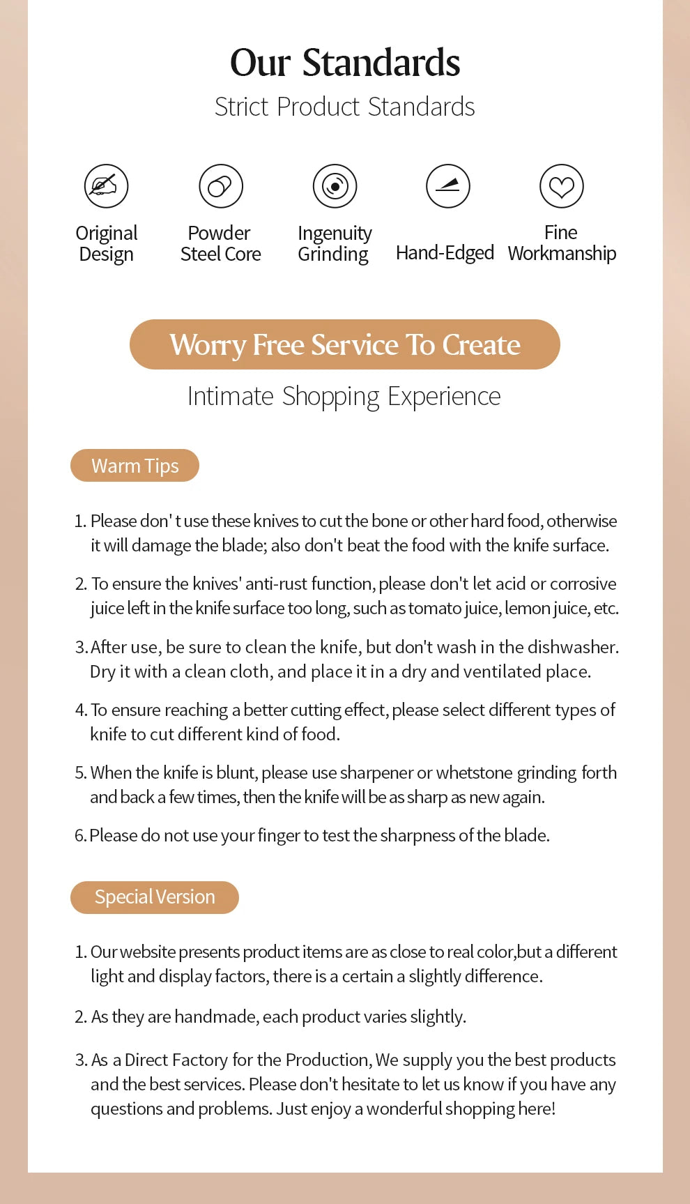 7'' Inch Santoku Knife 73 Layers Real Damascus Steel Pattern Knives