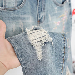 Womens Jeans Denim Loose Slim Fitted Vintage Harem Pants Plus Size Jeans