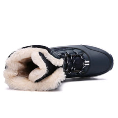 Ankel Boots for Women Winter Outdoor Warm Snow Boots Chunky Platform