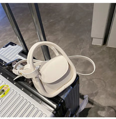 Fashion Designer Mini Shoulder Bags Solid Color Black Brown Pu Leather