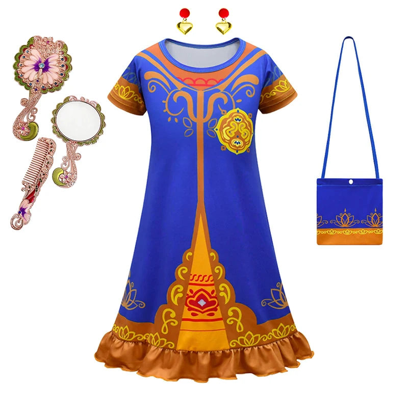 Dress for Girls Clothes Halloween Kids Cosplay Party Masquerade Costume