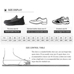 Safety Shoes Men's Work Boots Steel Toe Cap Puncture-Proof Indestructible Security Work Shoes Women Light Comfortable Sneakers