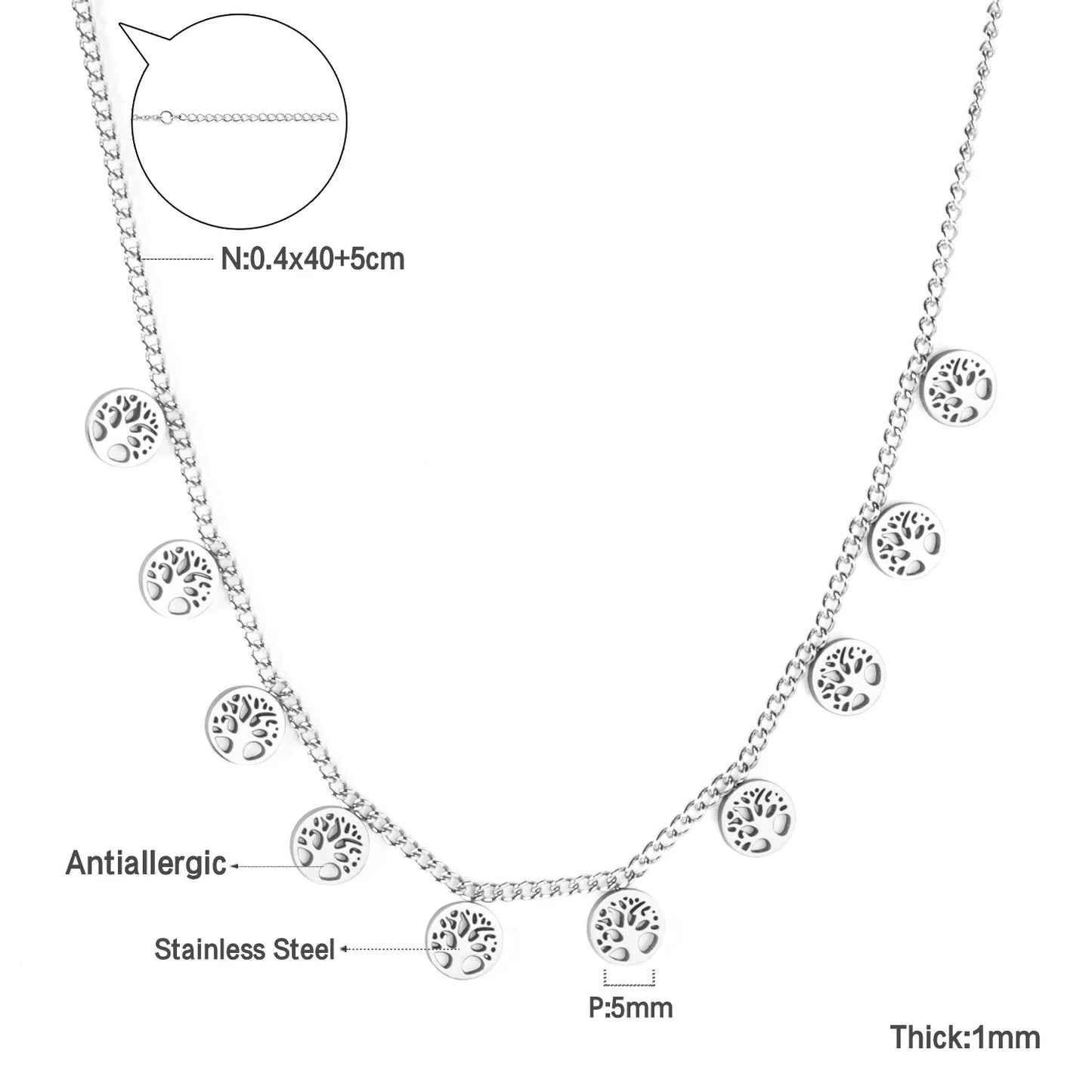 LUXUKISSKIDS Woman Collier бижутерия Golden Chains Necklaces Bohemia Star Heart Elegant Stainless Steel Jewelry Trendy