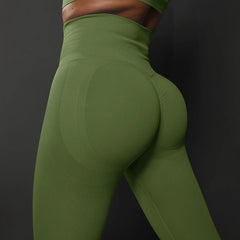 Women Seamless Yoga Pants Fitness Sports Running Sportswear Stretchy Lifting Tights