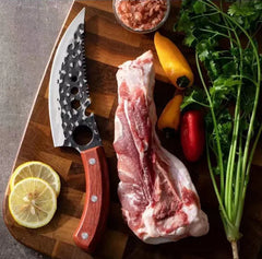 Sharp Chef Meat Cleaver Butcher Boning Knife Stainless Steel Slicing Meat Fish Fruit