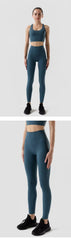 Sportswear Yoga Clothes Set Leggings and Tops Fitness Sports Suits Gym Clothing