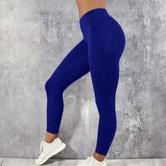 Sportswear Woman Gym Leggings Pocketed Yoga Pants Fitness Running Pants