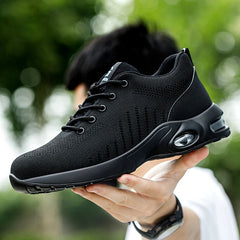 Men Safety Boots With Steel Toe Cap Anti-smash Work Sneakers Safety Shoes Men Indestructible Work shoes Tactical Boots