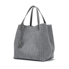 Ladies Shoulder Bag Fashion Classic New Pure Color Outer Pocket Ladies Handbag