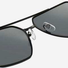 Men's Sunglasses Polarized Metal Classic Square Frame Driving Anti Glare