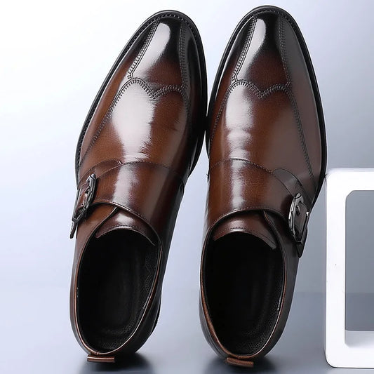 Golden Sapling Men's Formal Shoes Office Dress Loafers Fashion Leather Flats