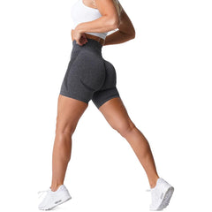 Seamless Shorts for Women Push Up Booty Workout Shorts Fitness Sports Short