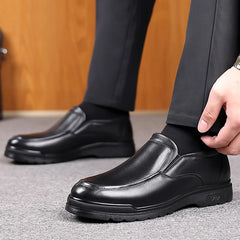 Leather Shoes for Men Dress Shoes Slip-on Plus Size Office Formal Shoes