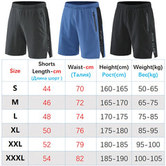 Men Run Shorts Patchwork Training Shorts Zipper Pockets Gym Sports Quick Dry Short