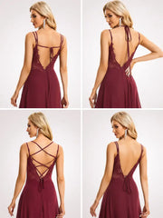 Evening Dresses: Elegant Prom Dress V Back Backless Floor-Length Ever Pretty