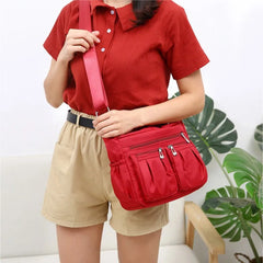 Casual Women Shoulder Messenger Bag Oxford Waterproof Zipper Handbags