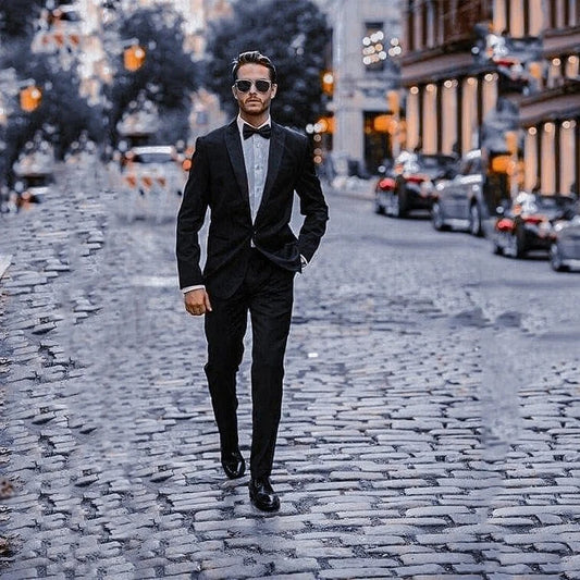 Tuxedo for Mens: Men's Leisure Dinner Groom Homecoming 2 Pieces Jacket & Pants