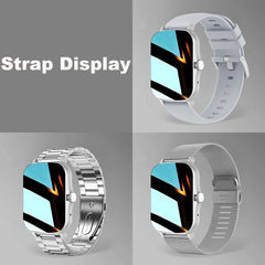 New SmartWatch Men Women 2.02 Amoled BT Call GPS Tracker NFC Sport Waterproof Heart Rate Smart Watch Fitness Tracker
