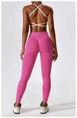 Sport Pants Tights Seamless Fitness Leggings Women Clothing High Waist Scrunch