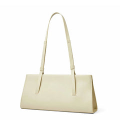 Women Shoulder Underarm Bag Split Leather Red Ladies Soft Handbag