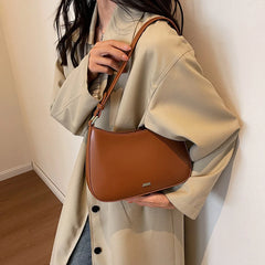 Wine Red Shoulder Bags for Women's Texture Leather Crossbody Bag