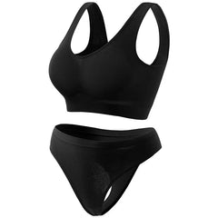 Seamless Bra Set Women Wireless Underwear Female Tanks Bra Low Rise