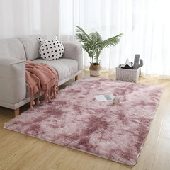 Soft Area Rugs For Bedroom Fluffy, Non-slip Tie-Dyed Fuzzy Shag Plush Soft Shaggy