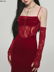 Evening wear Dresses: Women's Bodycon Formal Occasion Velvet