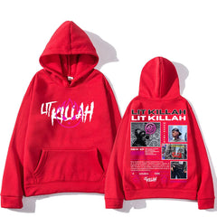 Paulo Londra Hooded LIT Killah Funko Pop Hip Hop Casual Retro Sweatshirt With Hooded