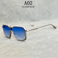 Sunglasses For Men Square Vintage Punk Fashion Glasses Retro