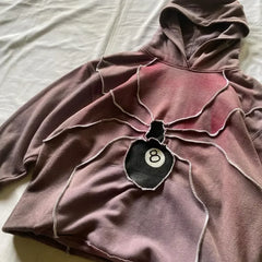 Goth Harajuku Big Hoodie Y2K Streetwear Men Women Sweatshirt Loose Hip Hop Hoodie