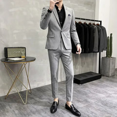 Tuxedo for Mens: Suit with Trousers for Weddings and Business Casual Events
