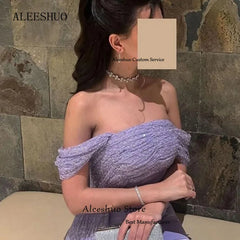 Homecoming Dresses: Evening Dress Off The Shoulder Formal Prom Party Gowns