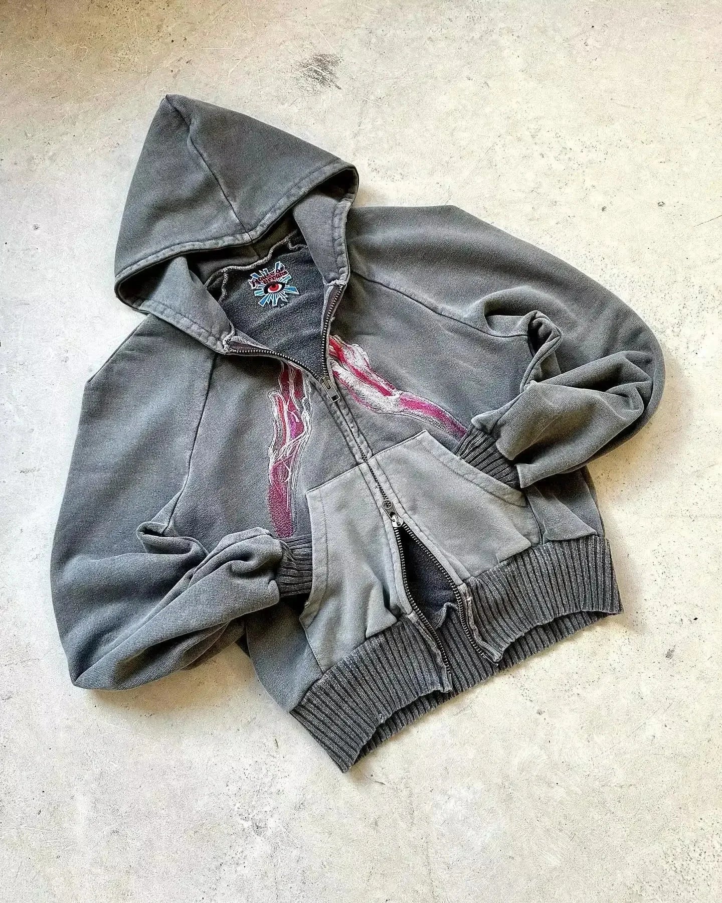 Hoodie for Men: Y2k Goth Harajuku Coat | Loose Sweatshirt