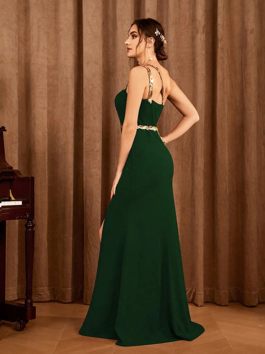 Evening wear Dresses: backless elegant evening gown Ball dress Party dress