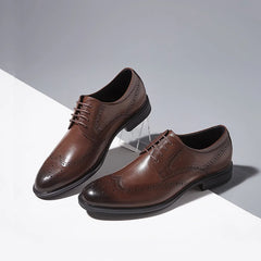 Men's Dress Shoes Business Formal Shoes Casual Luxury Leather British