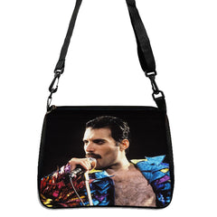 Freddie Mercury Printed bag, Lightweight Shoulder Bag, Portable Work Handbag