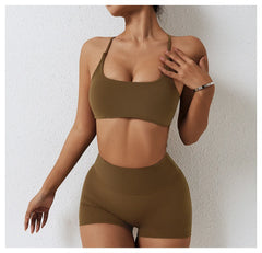 Seamless Yoga Set Workout Sportswear Gym Clothing 2Pcs Sport Sets Women