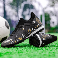 Men Soccer Shoes Football Boots Adult Anti-Slippery Futsal Cleats Sport