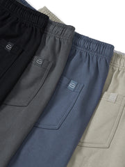 Oversize 390gsm Fabric Jogger Shorts Casual Drawstring