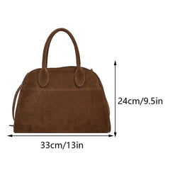 Margaux 15 Suede Handbags Large Capacity Senior The Tote Bags