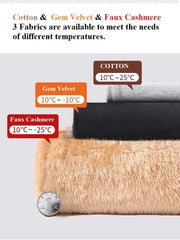 Women Warm Winter Plush Thick Pants Lambskin Cashmere Trousers