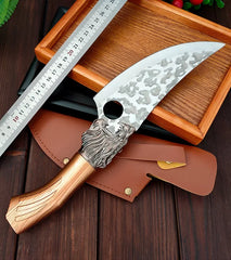 Sharp Chef Meat Cleaver Butcher Boning Knife Stainless Steel Slicing Meat Fish Fruit