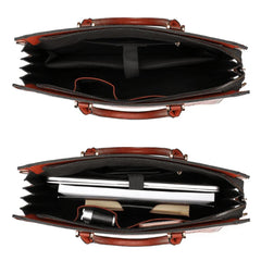 Vintage Embossed Women Shoulder Bag Leather Top-handle Bags Ladies