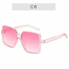 Sunglasses Women Big Frame Colorful Sun Glasses Female Mirror Oculos